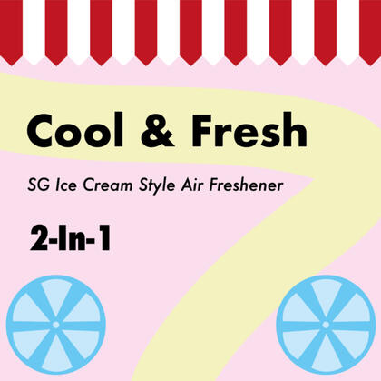 Ice Cream Air Freshener Packaging